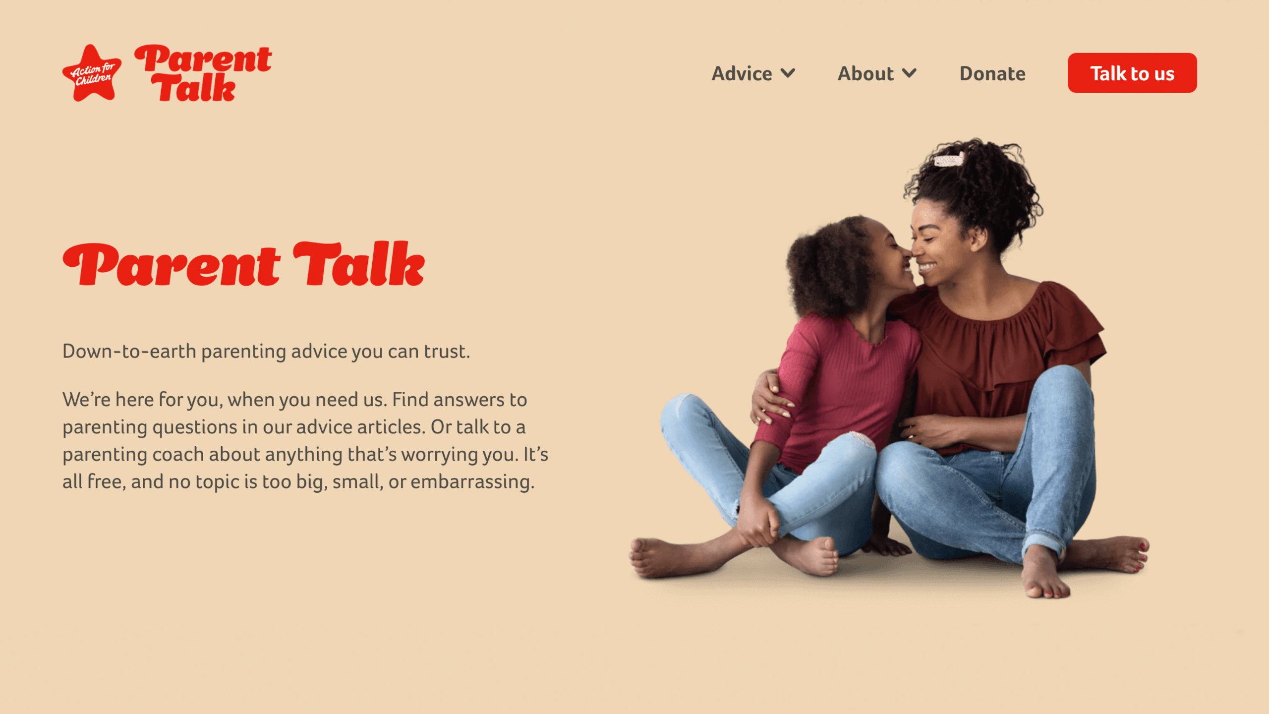 A Live Chat service for vulnerable families when Action for Children's physical centres closed